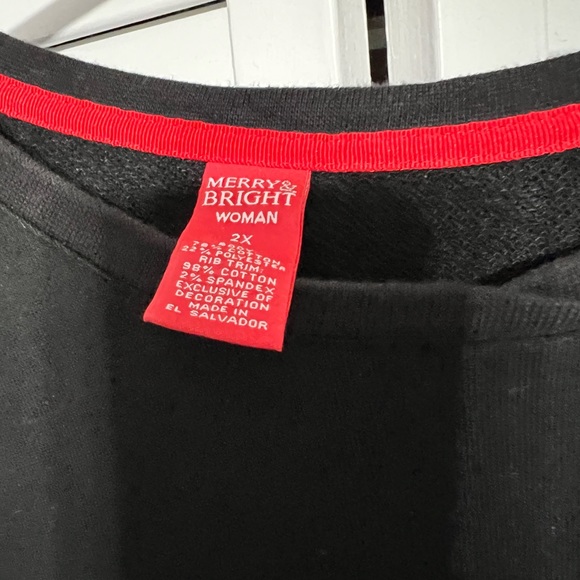 Christmas sweatshirt , warm, size 2x  see measurements in pictures. - Picture 6 of 8